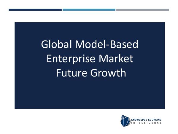 Knowledge Sourcing Intelligence Global Model-Based Enterprise Market