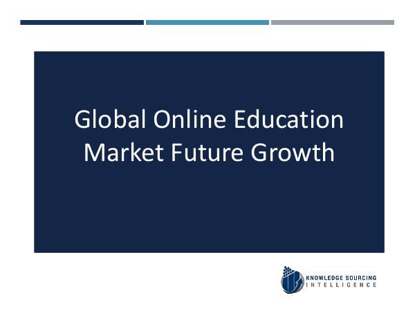 Knowledge Sourcing Intelligence Online Education Market