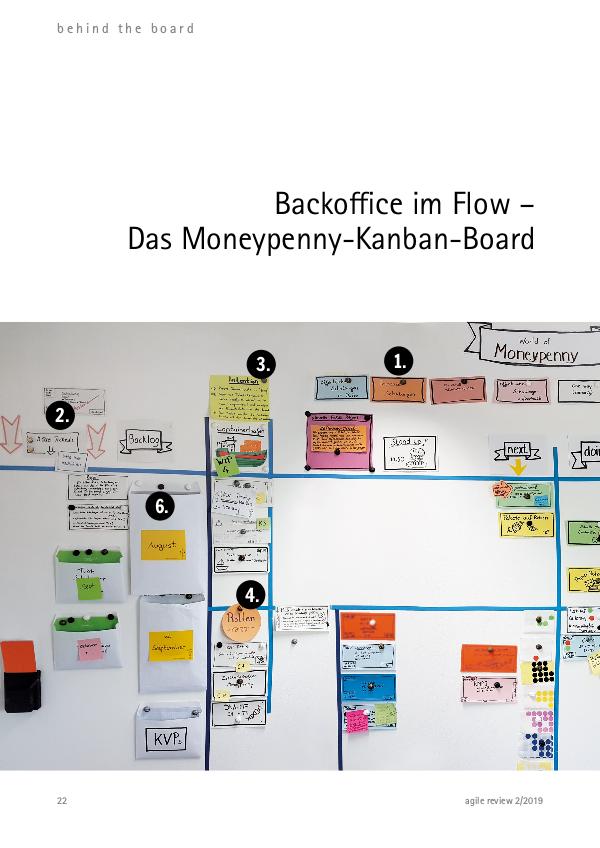 Backoffice im Flow – Das Moneypenny-Kanban-Board agile review 2019/2 Werft Ballast ab!