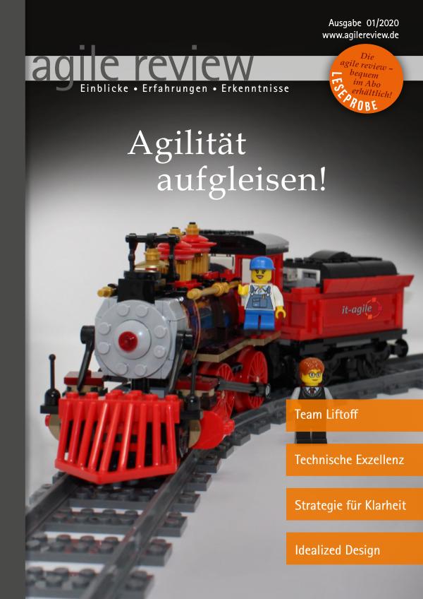 agile review Leseprobe Agilität aufgleisen! (2020/1)