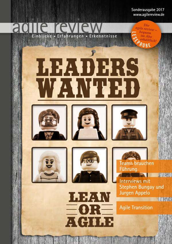 agile review Leseprobe Leaders Wanted (2017/S)