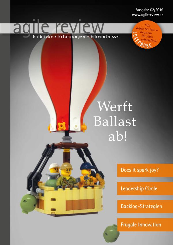 agile review Leseprobe Werft Ballast ab! (2019/2)