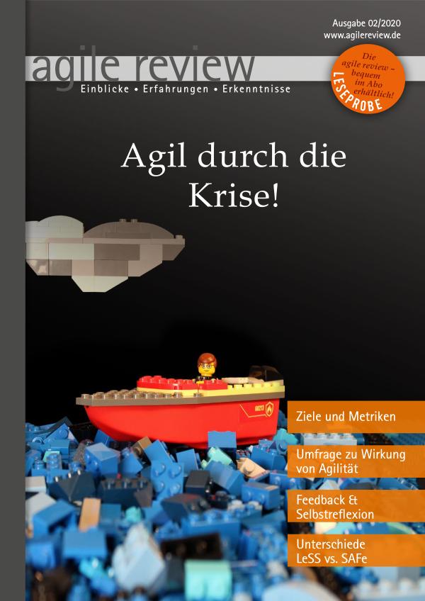 agile review Leseprobe Agil durch die Krise! (2020/2)