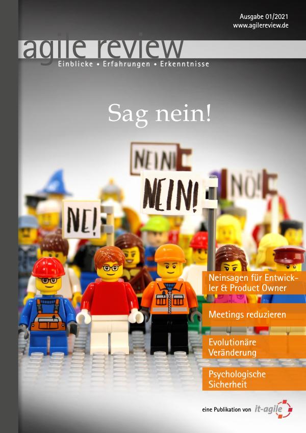 Editorial & Inhalt Sag nein! (2021/1)