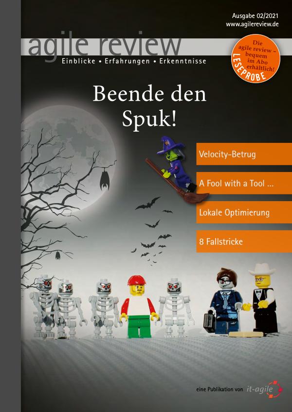 agile review Leseprobe Beende den Spuk! (2021/2)