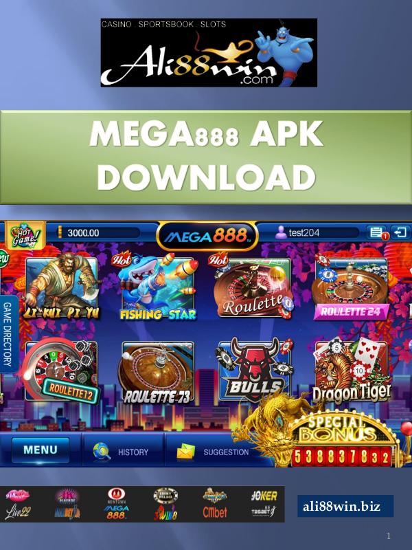 Mega888apk download