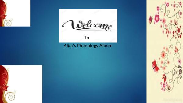 alba's phonology album album 2