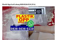 Plastik Opp Seal Lubang O8385636511O[wa]