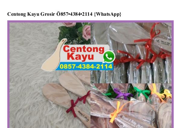 Centong Kayu Grosir Ö85743842114[wa] centong kayu grosir