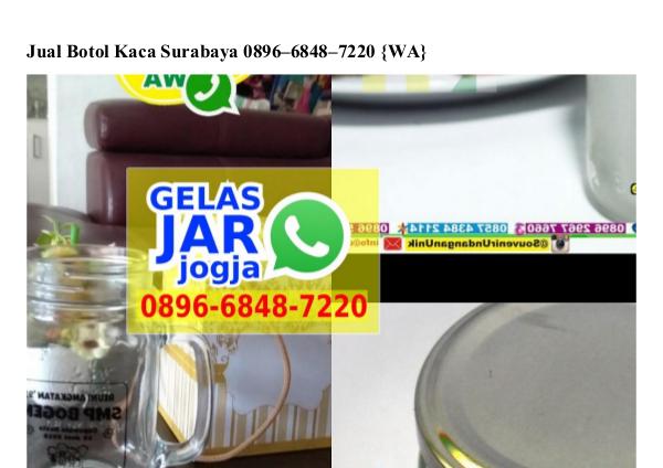 Jual Botol Kaca Surabaya O896•6848•722O[wa] jual botol kaca surabaya