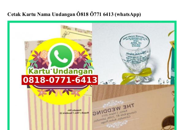 Contoh Kartu Ucapan Terimakasih Di Souvenir O818.22.5376 [WhatsApp] cetak kartu nama undangan