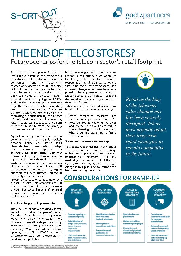 ShortCut: The end of telco stores?