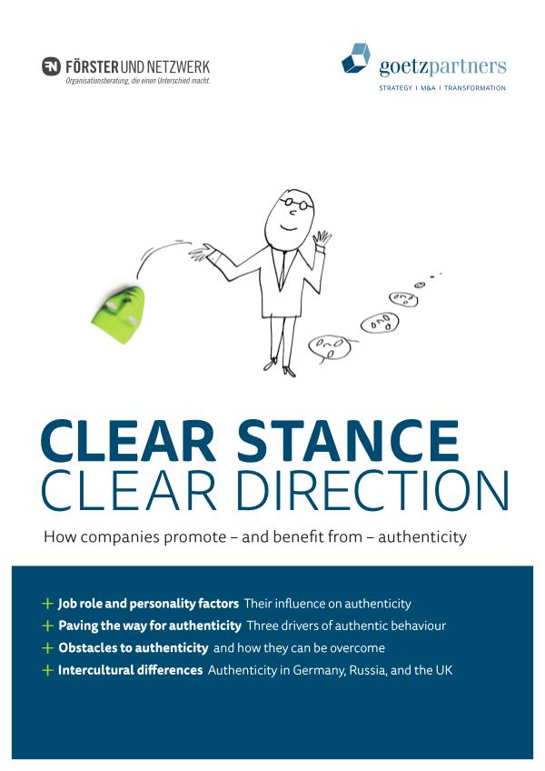 Study: Clear stance, clear direction