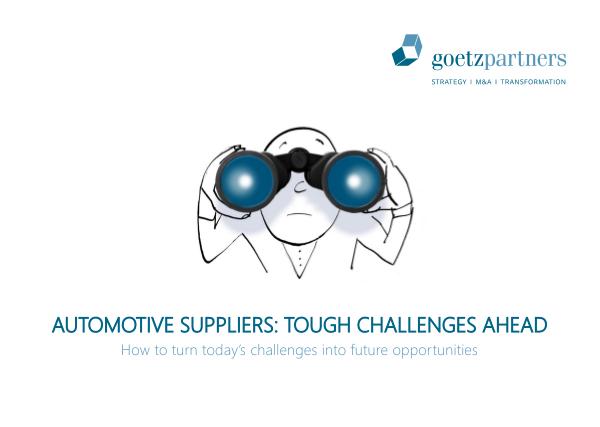 Study: Automotive Suppliers 2017