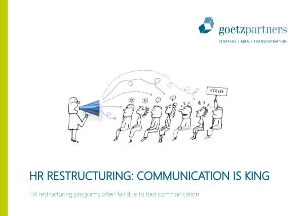 Brochure: HR Restructuring Communications