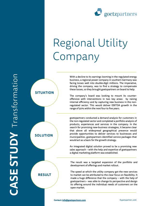 Client Case: Regional Utility Company