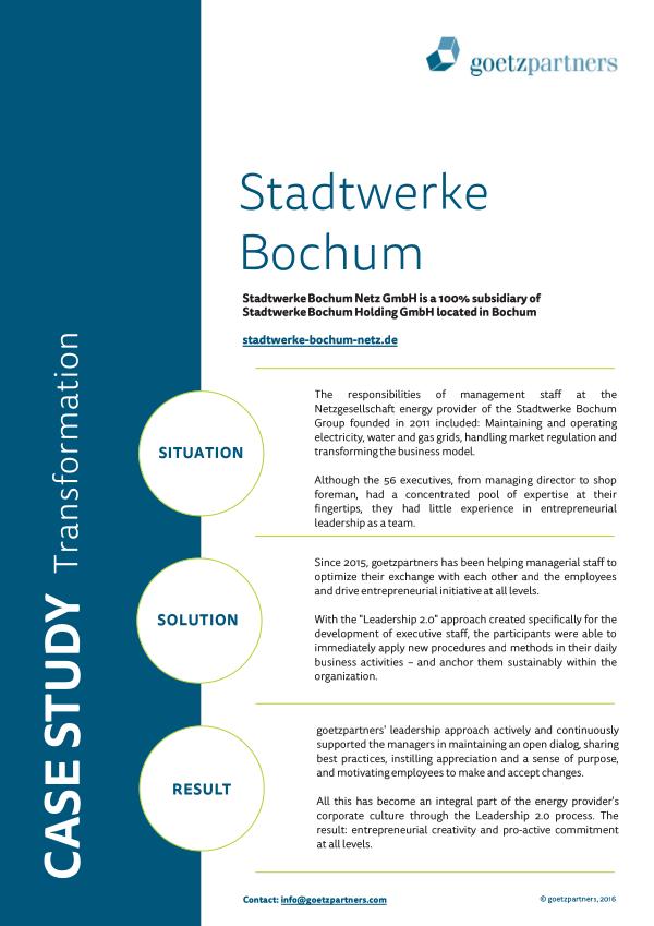 Client Case: Stadtwerke Bochum