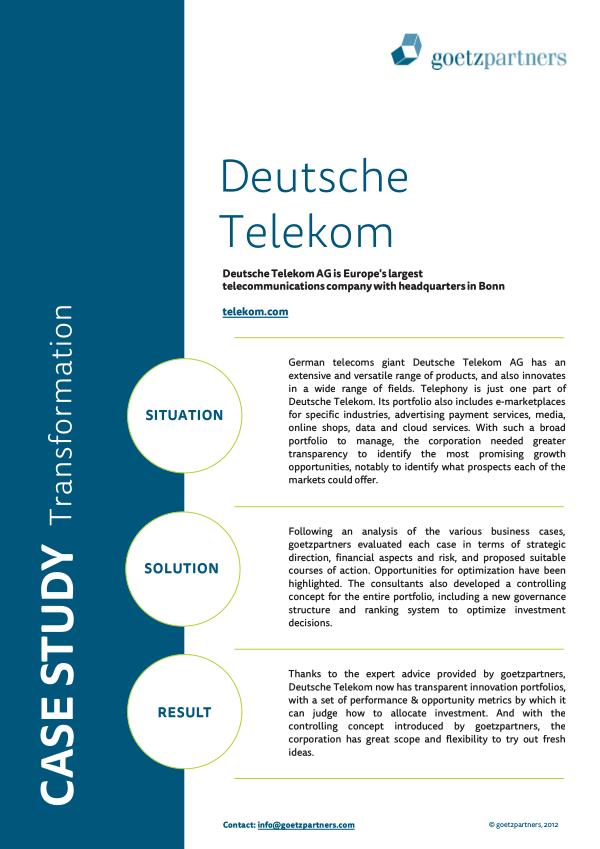 Client Case: Deutsche Telekom
