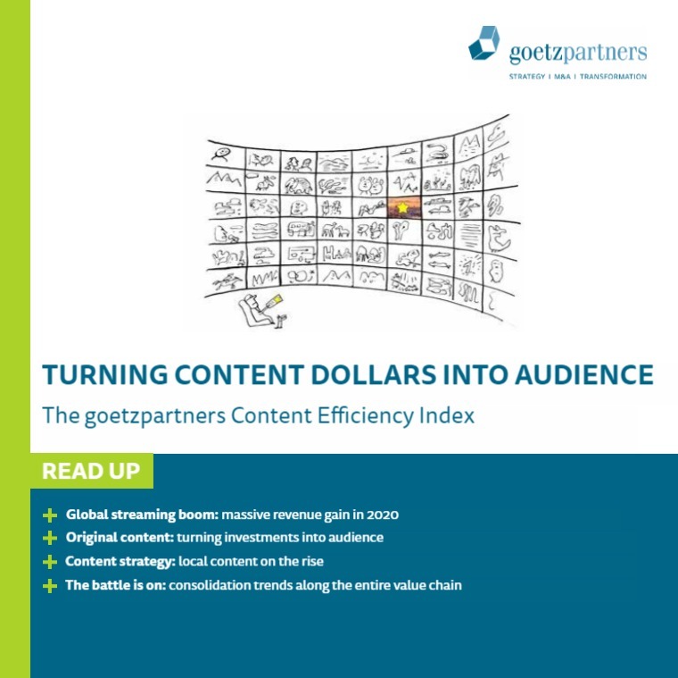 Study: Turning content dollars into audience