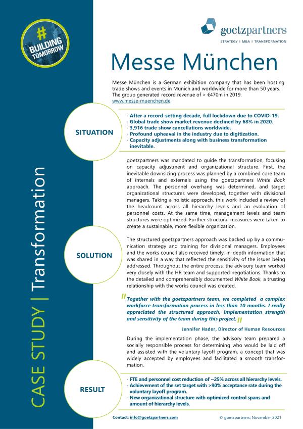 Client Case: Messe München