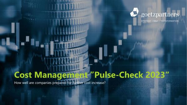 Cost Management "Pulse-Check" 2023
