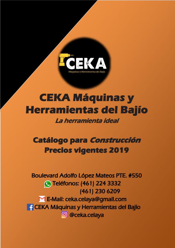 Catálogo Construcción CEKA CATÁLOGO CEKA