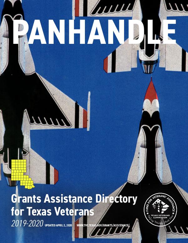 2019-2020 Grants Assistance Directory Region 1 Panhandle