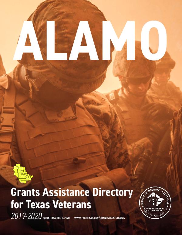 2019-2020 Grants Assistance Directory Region 3 Alamo