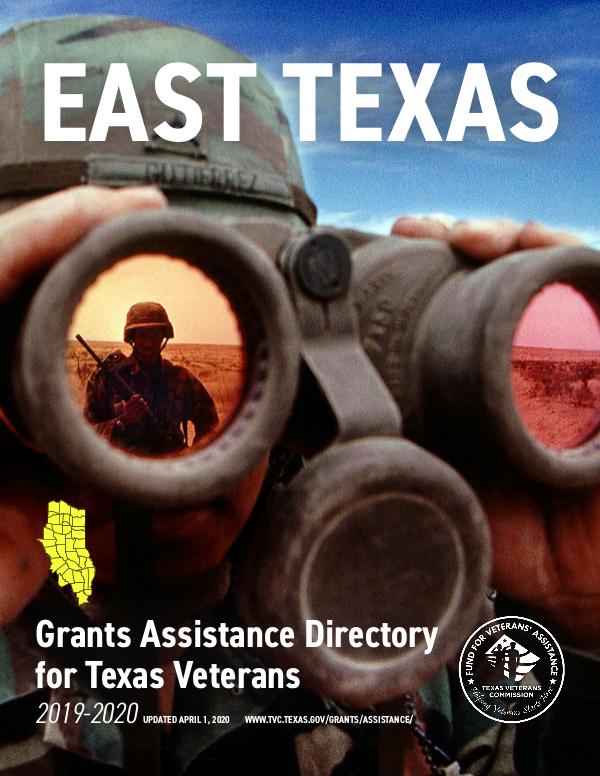 2019-2020 Grants Assistance Directory Region 7 East Texas
