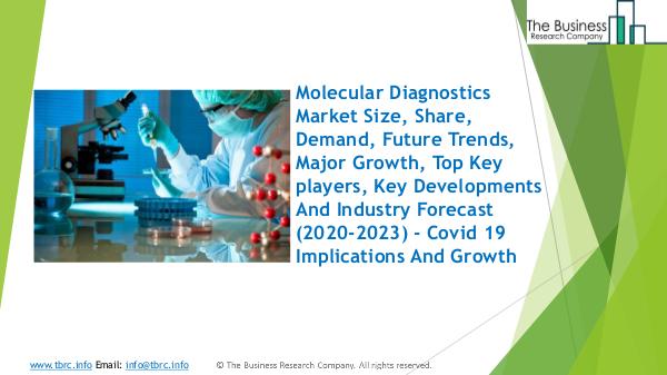 Molecular Diagnostics Market Global Report 2020