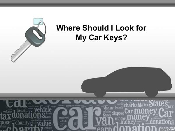 Car Key Replacement Where Should I Look for My Car Keys