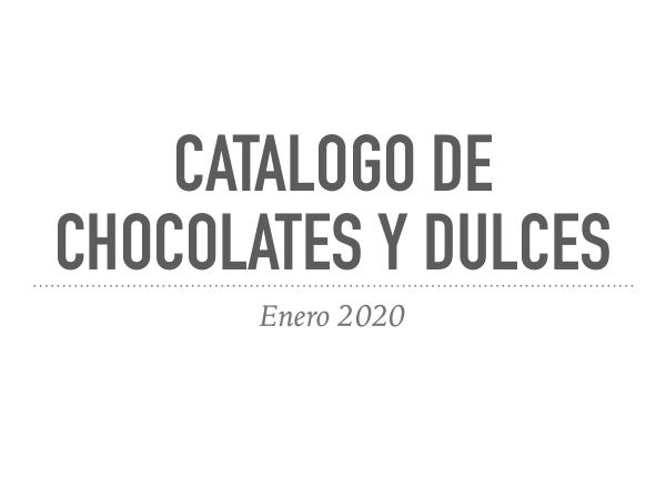 Catalogos Catalogo de chocolates y dulces
