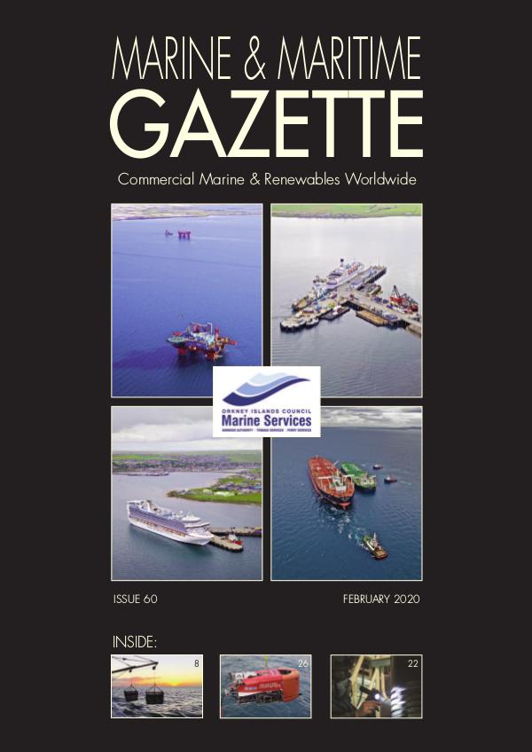 Marine & Maritime Gazette February 2020 Marine & Maritime Gazette February 2020