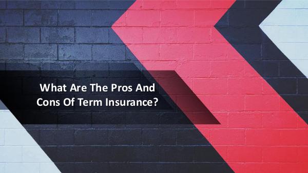 Life Insurance Direct What Are The Pros And Cons Of Term Insurance