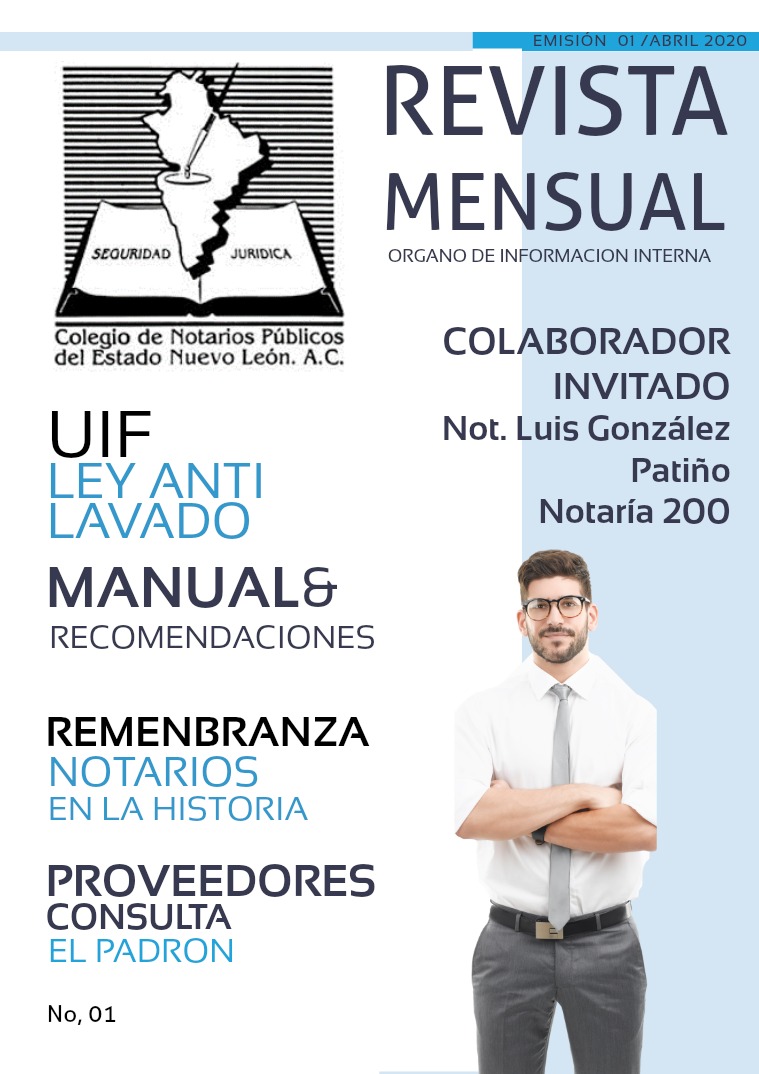 Revista Colegio Notarios NL (Prueba) 01