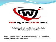 Social Media Marketing Agency Mumbai | Wedigitalcreatives