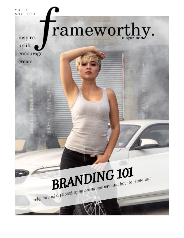 frameworthy. magazine Vol. 2 November 2019