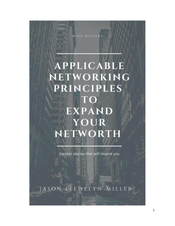 Applicable Networking Principles To Expand Your Ne 1