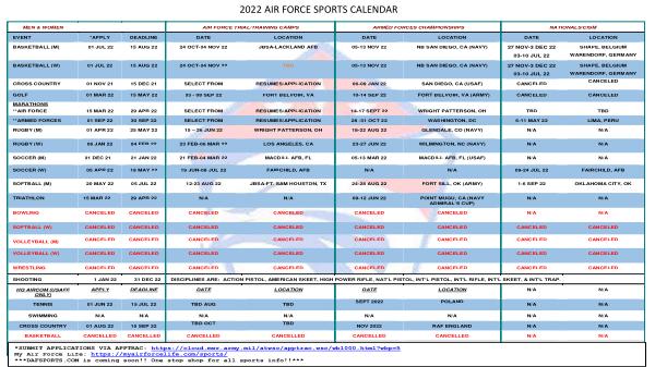 2022 AF Sports Calendar v2