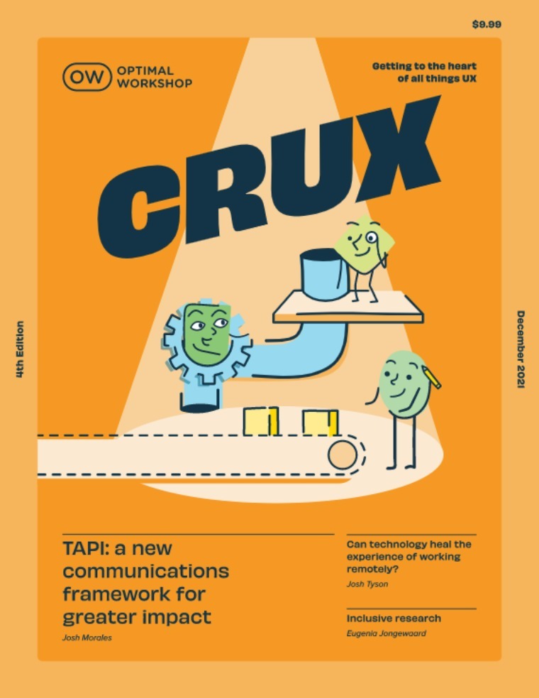 CRUX - Getting to the heart of all things UX | 4th edition
