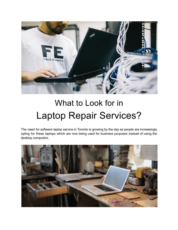 Computer Repair Toronto