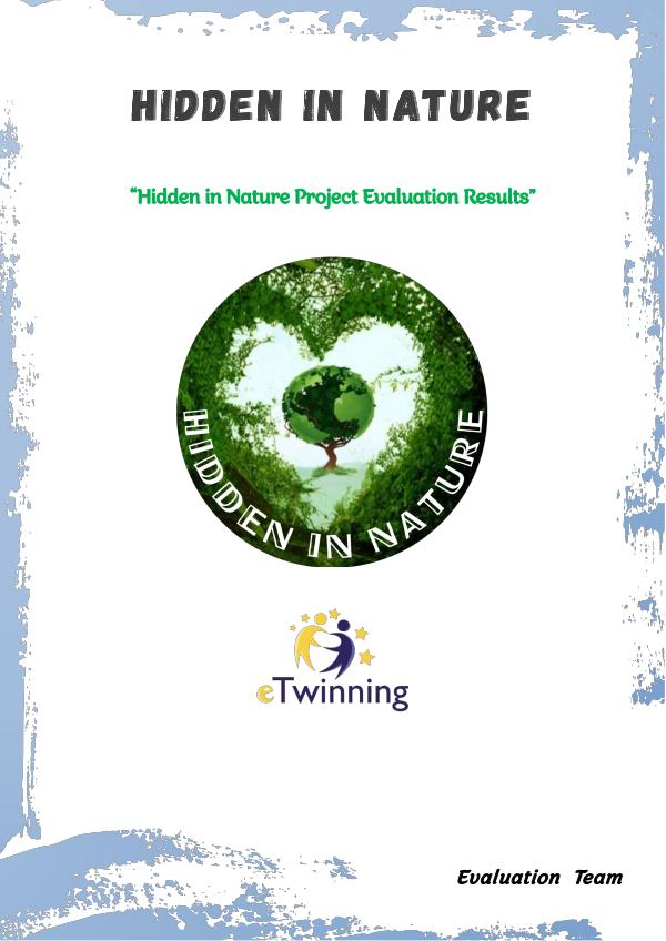 Hidden in Nature Project Evaluation Results