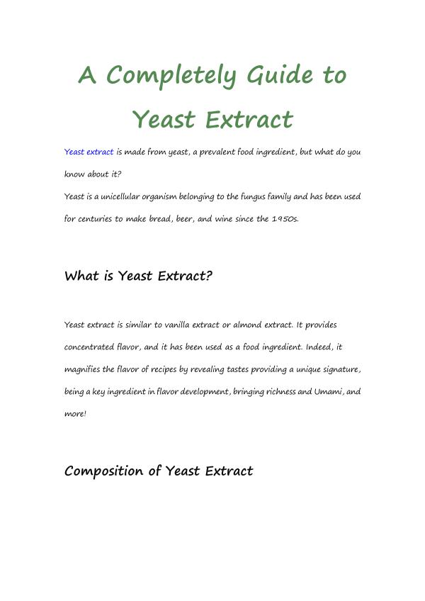 A Completely Guide to Yeast Extract_20210611165858