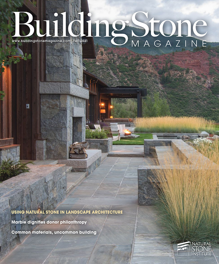 Building Stone Magazine Fall 2021