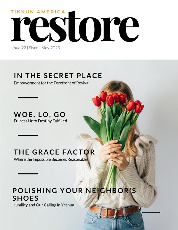 Tikkun America RESTORE Magazine Sivan | May 2023